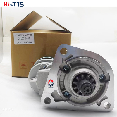 24V 11T 4.5KW H06CT H07C EH700엔진 시작 모터 28100-1442