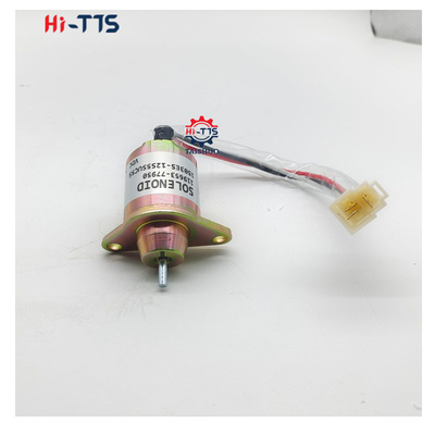 119653-77950 1503ES-12S5SUC5S 엔진 4TNV88 4TNV94 4TNV106을위한 정지 전자기 밸브 12V