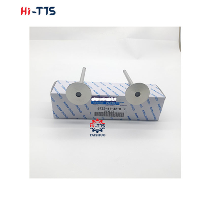 디젤 엔진 밸브 S4D102 S6D102 흡입 및 배기 밸브 6732-41-4210 6732-41-4110