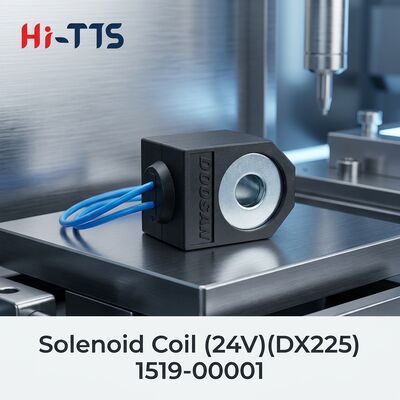 좋은 가격 24V 16mm 1519-00001 2519-9008 DH220-5 DH215-7 DH225-7 DX140LC 굴삭기 액세서리용 유압 솔레노이드 코일 온라인으로