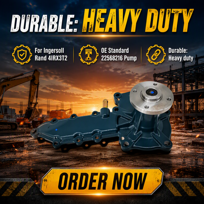 Ingersoll Rand 공기 압축기 워터 펌프 OE 22568216 Fit 4IRX3T2 엔진 교체 냉각 부품